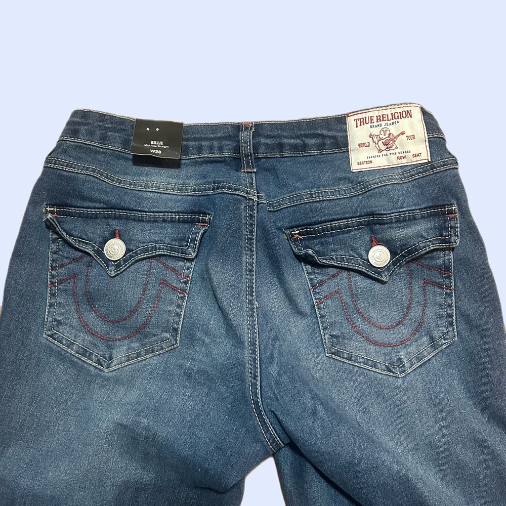 True Religion Blue Straight Leg Women's Jeans